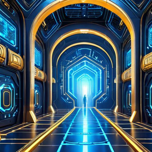 Home 6 A majestic, futuristic digital fortress, intricately built with glowing, interconnected pathways and strong, encrypted vaults. Transparent, guiding lines of light and energy, symbolizing robust security policies, weave throughout the architecture, providing structure and direction to the data flow. The scene emphasizes a secure, resilient foundation where policy dictates encryption's power. High-tech, abstract, digital art, 8k, vibrant blue and gold tones.
