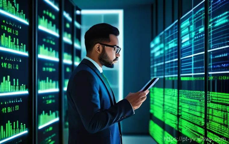 암호화 프로토콜의 보안 감사 및 평가 방법 - **Prompt 1: Cryptographic Audit in Progress**
"A medium shot of a focused cybersecurity expert, ...