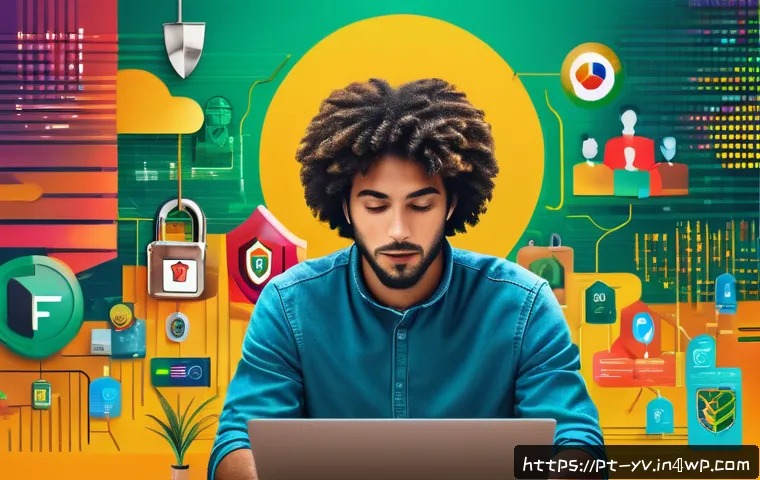 암호화 프로토콜에 대한 일반적인 오해 - A modern digital workspace scene showing a Brazilian professional using a laptop with visible HTTPS ...
